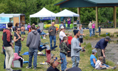 Family fishing event