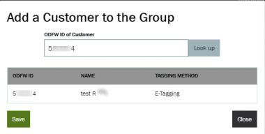 screen shot of page to confirm group member name