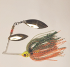 image of a spinner bait used for bass fishing