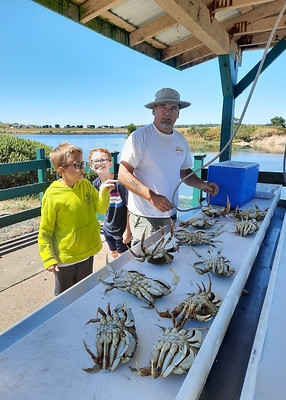 Crabbing Winchester Bay