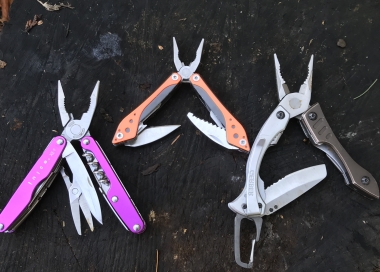 A comparison of three different kinds of multi-tools