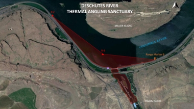 Deschuttes River map