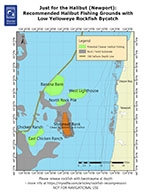 Newport halibut map