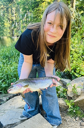 Rainbow trout, Hebo Lake