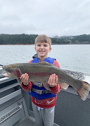 Rainbow trout, Henry Hagg Lake