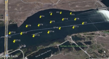 Location of receivers at McNary Dam 2023.jpeg