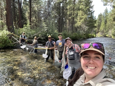 Water project Science team fish survey