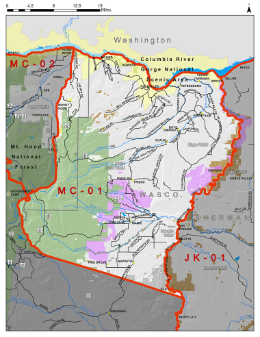 Mid Columbia Hunt Area MC-01
