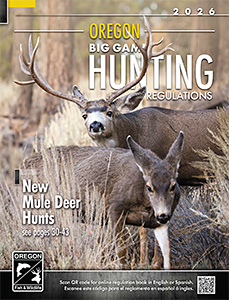 2026 Oregon Big Game Hunting Regulations