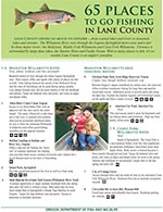 65 places to go fishing in Lane County | Oregon Department of Fish ...