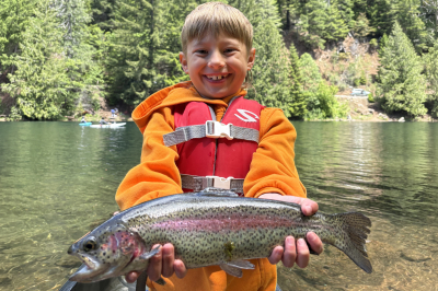 rainbow trout start fishing
