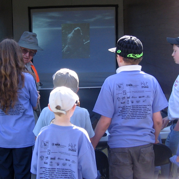 Volunteer presenter wildlife area 