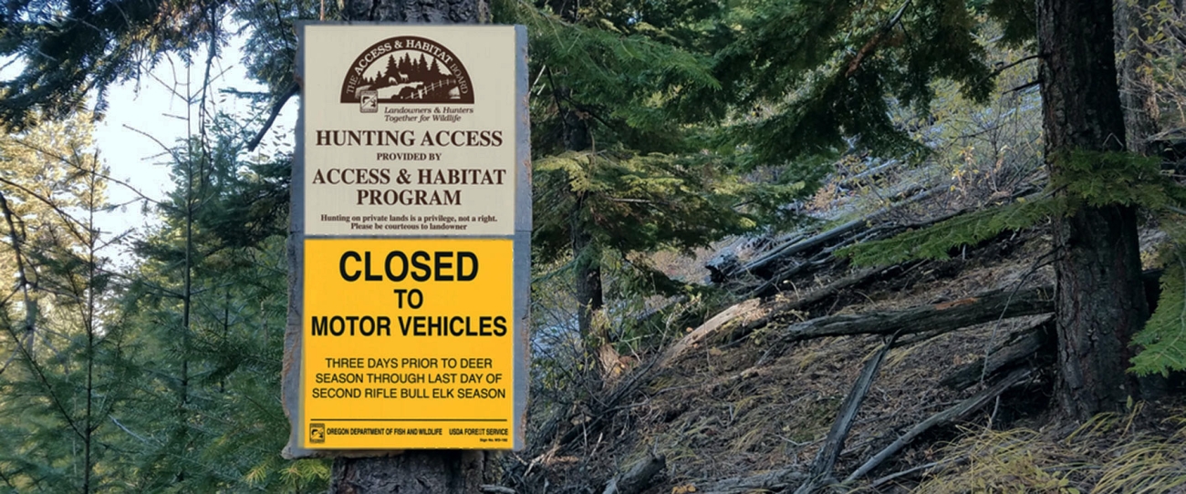 Hunting on private lands Access Habitat Program Oregon