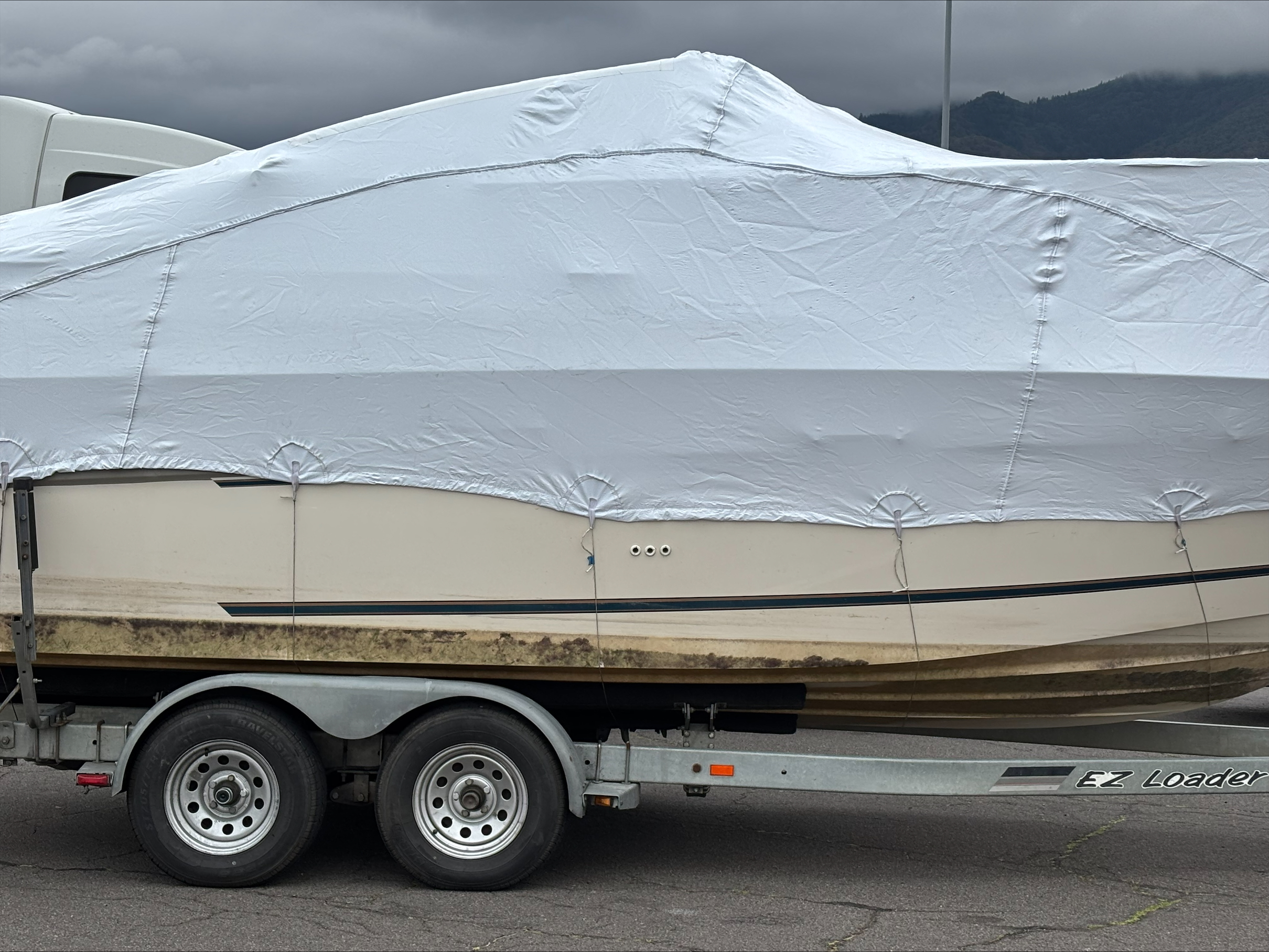 Motorboat with quagga mussel contamination March 2026